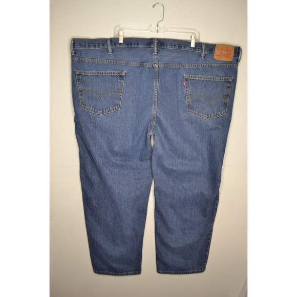 Levi's 550 Men's 56x30 Medium Wash Relaxed Fit Tapered Leg Denim Jeans - Picture 5 of 13